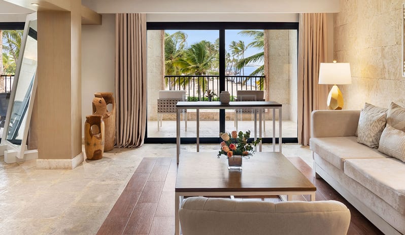 Sanctuary Cap Cana-Castle Junior Suite Ocean Front Living Areab_17219